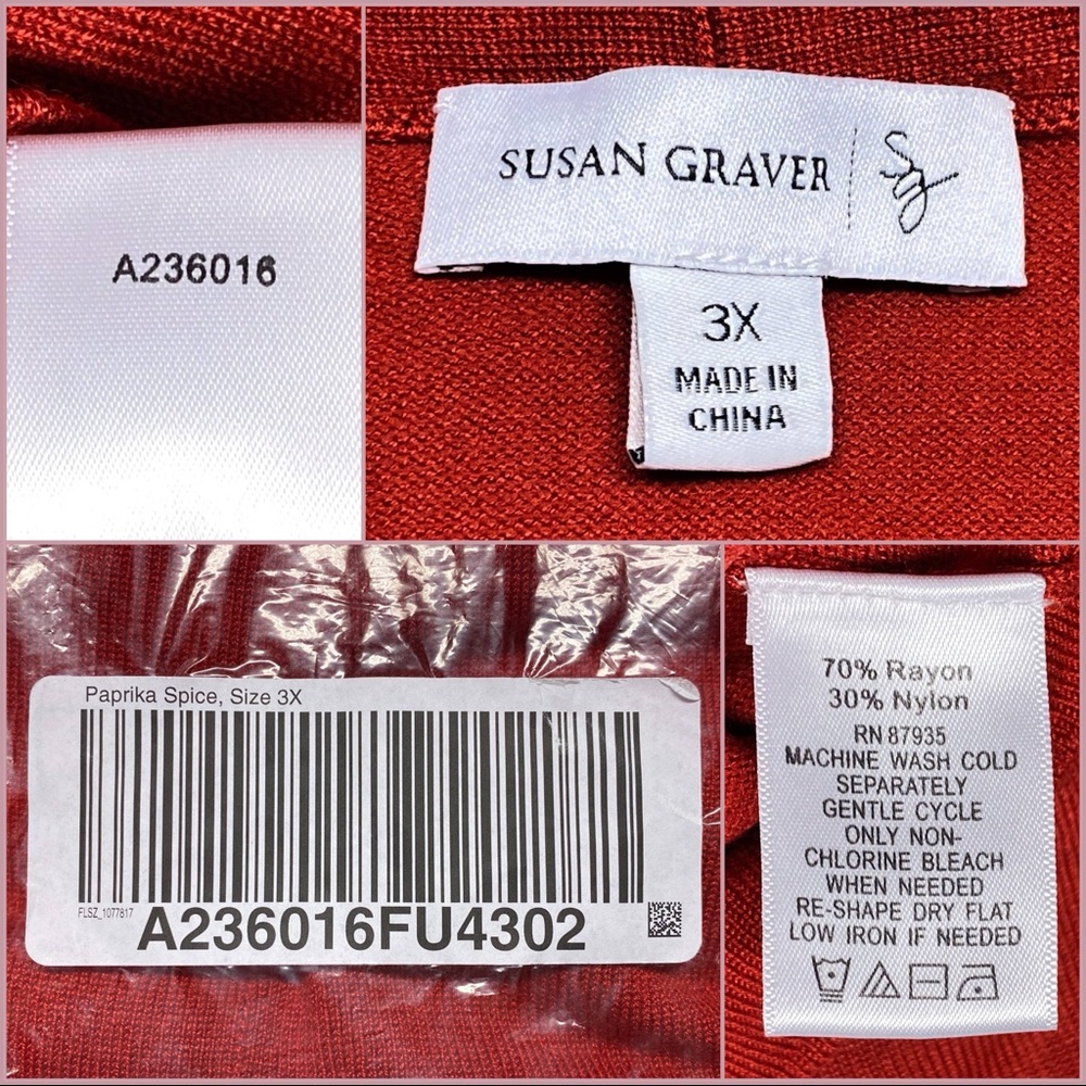 🚫SOLD🚫 Long Sleeve Pocketed Open Cardigan, Paprika Spice - Picture 8 of 8